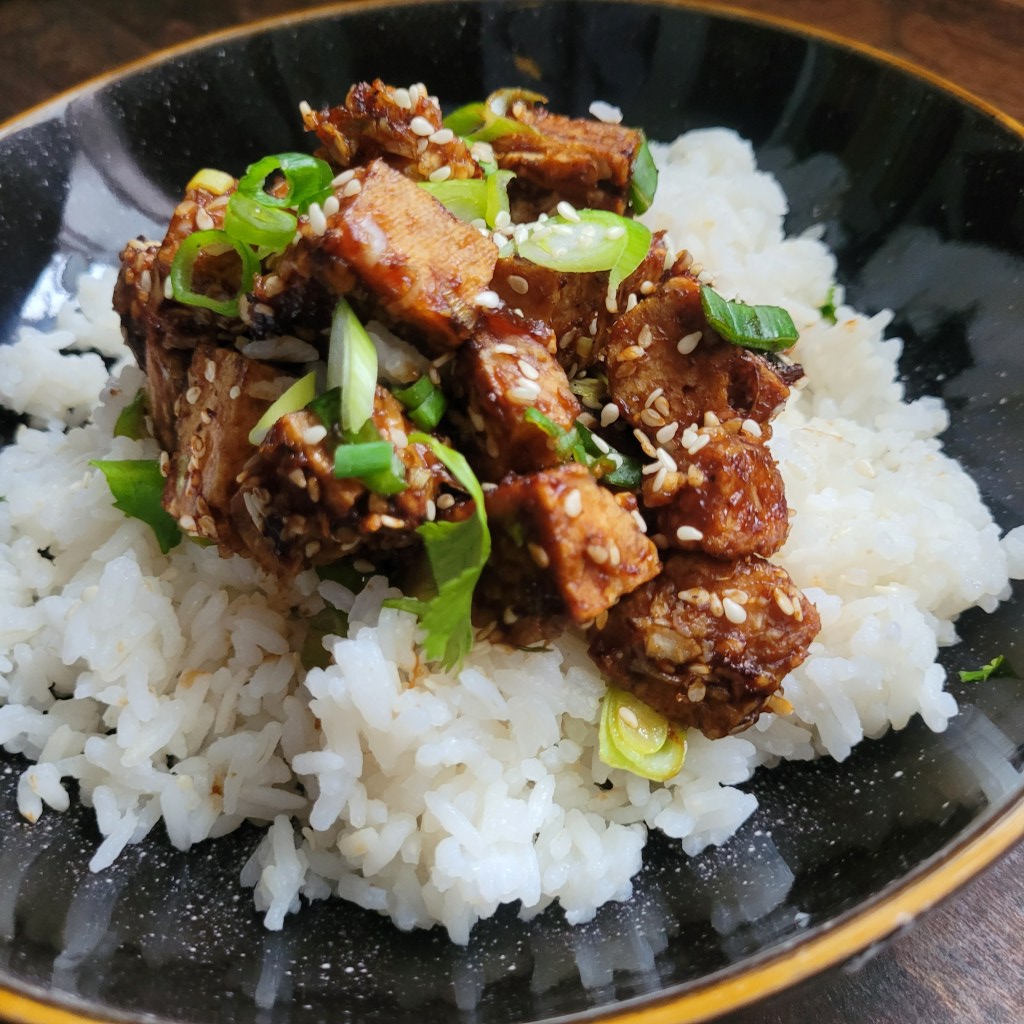 Sticky no-beef vegan plant based recipe