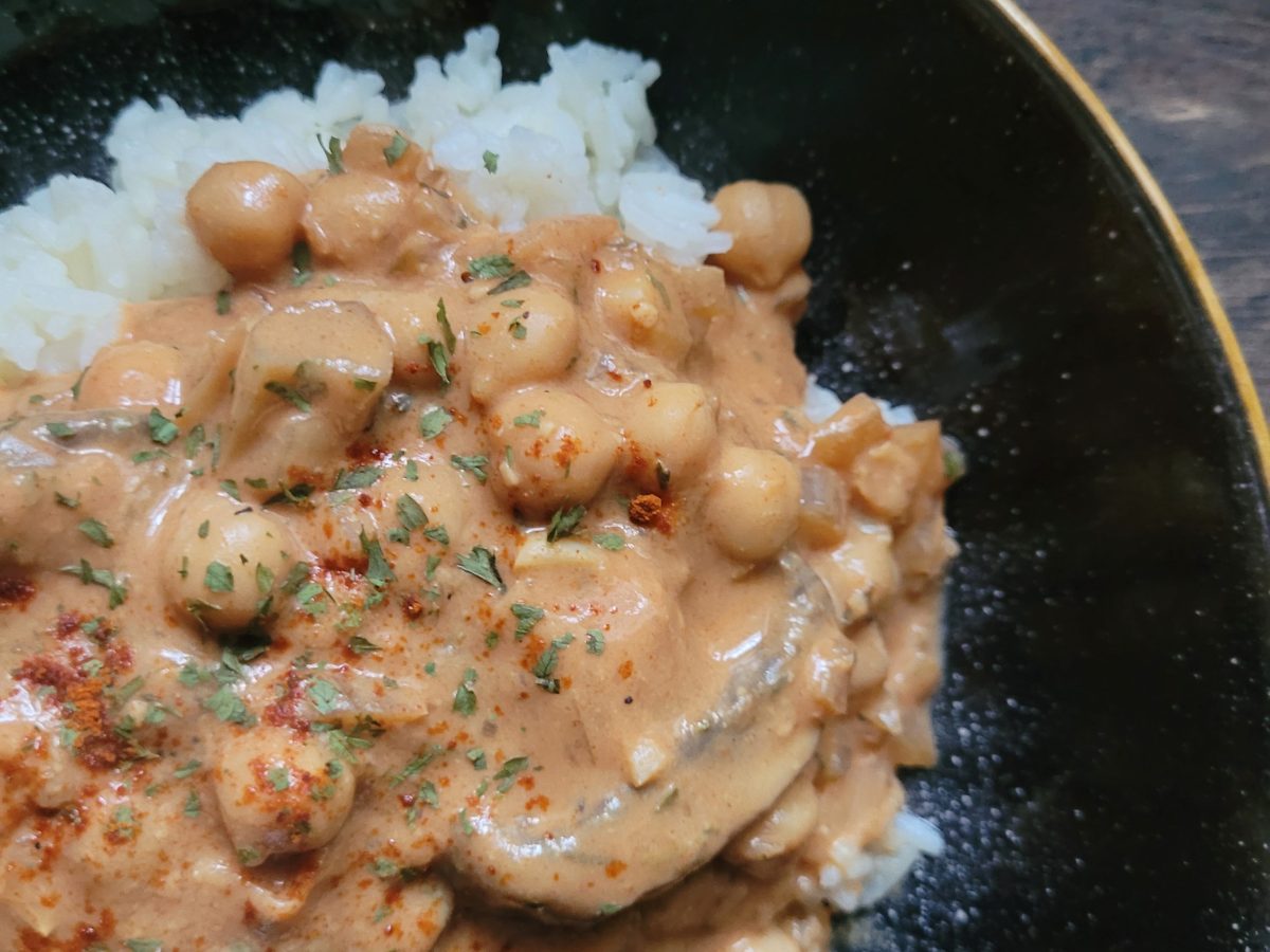 Scrumptious Coconut Mushroom and Chickpea&nbsp;Curry