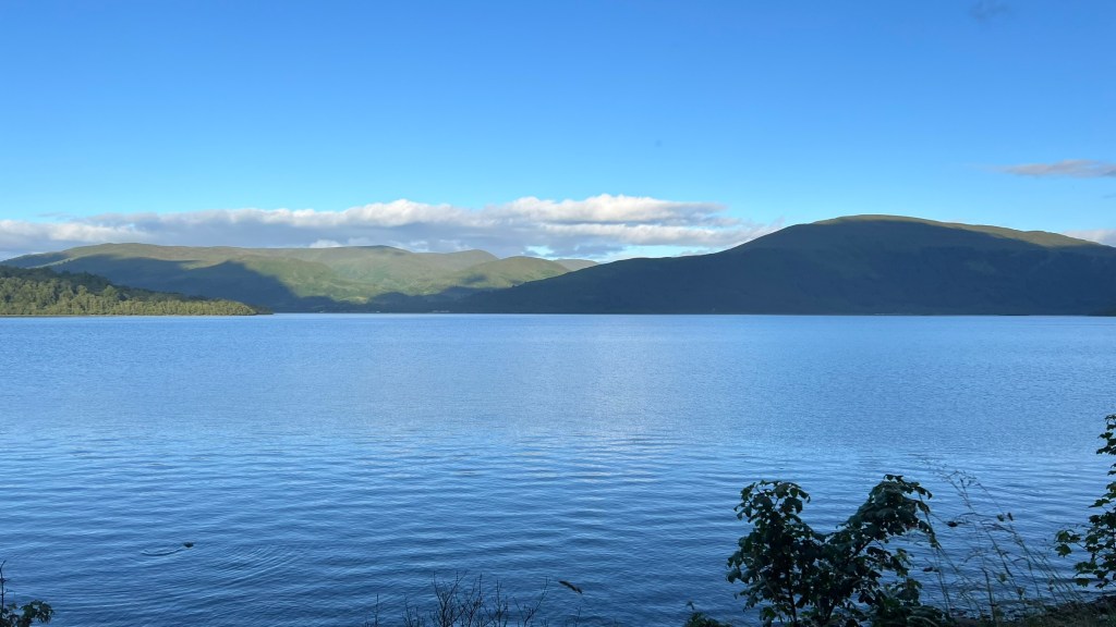 A view of loch lomond from the west highland way